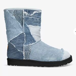 New Ugg x Gallery Dept Denim Patchwork Boots